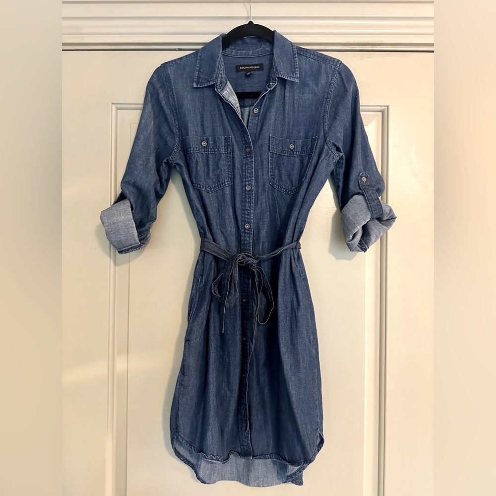 Banana Republic Denim Shirt Dress